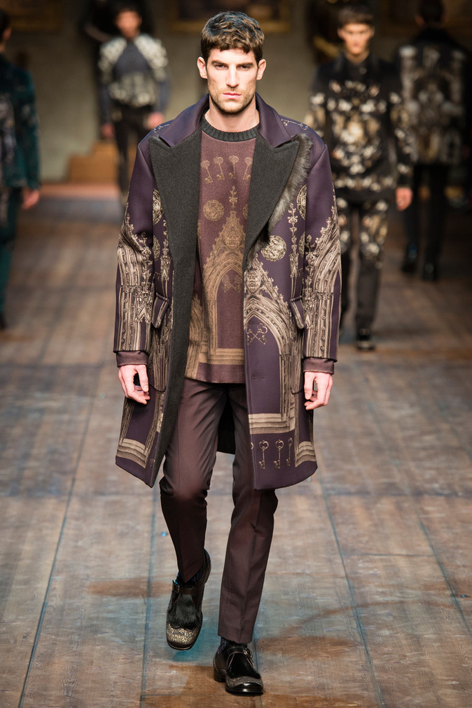 dolcegabbana男装,dolcegabbana鞋子男 dolce &gabbana 米兰2014秋冬系列男装秀【图】