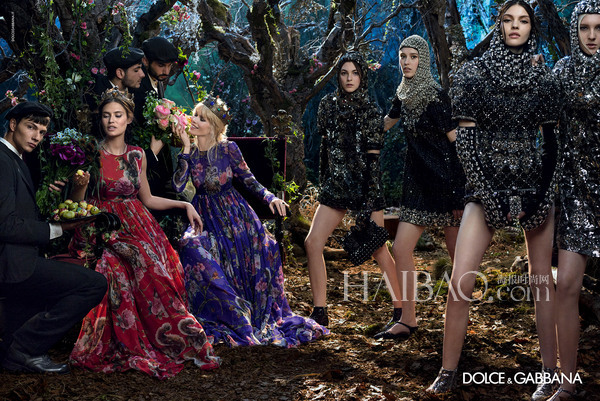 杜嘉班纳dolce&gabbana2014秋冬女装广告大片