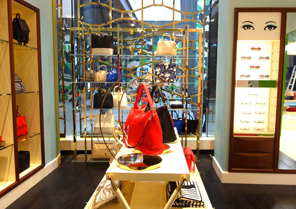 katespade门店,katespade kate spade new york五家新店华丽开幕