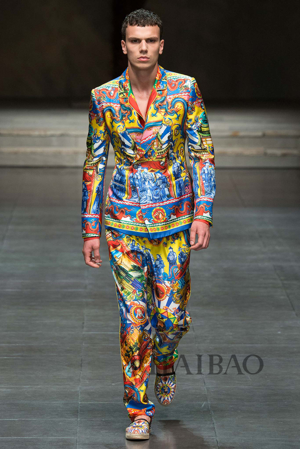 2016春夏米兰男装周:杜嘉班纳 (dolce & gabbana) 男装秀