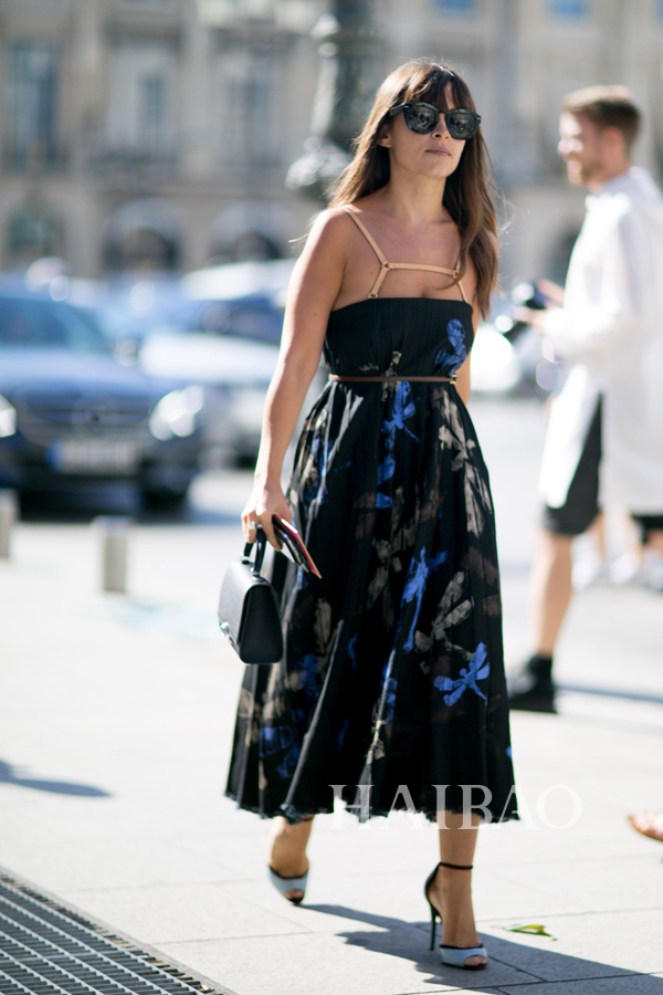俄罗斯名媛米洛斯拉瓦·杜玛 (Miroslava Duma) 2015秋冬高级定制时装周秀场外街拍