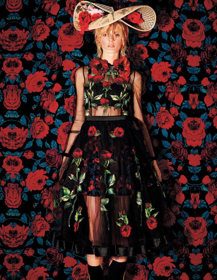 Daria Strokous《Harper’s Bazaar》日本版2015年12月号