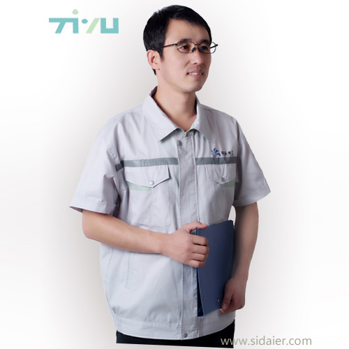 定做夏季短袖工作服 大连工装厂家订做