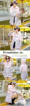 女款加绒打底棉服羽绒服批发