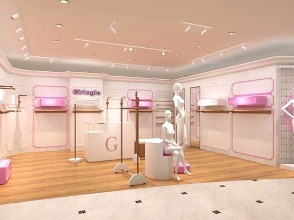 珞莎琳品牌店面形象设计_珞莎琳女装专卖店橱窗陈列展示【实图-中